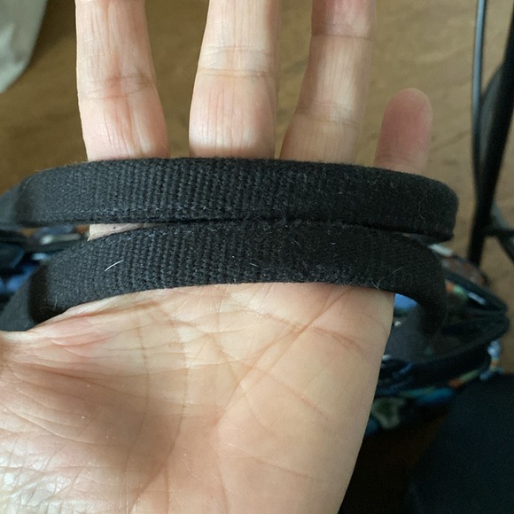 Soco shoulder bag stars, snowflakes ❄️ nylon /black leather! Blue stitching! - Picture 6 of 16